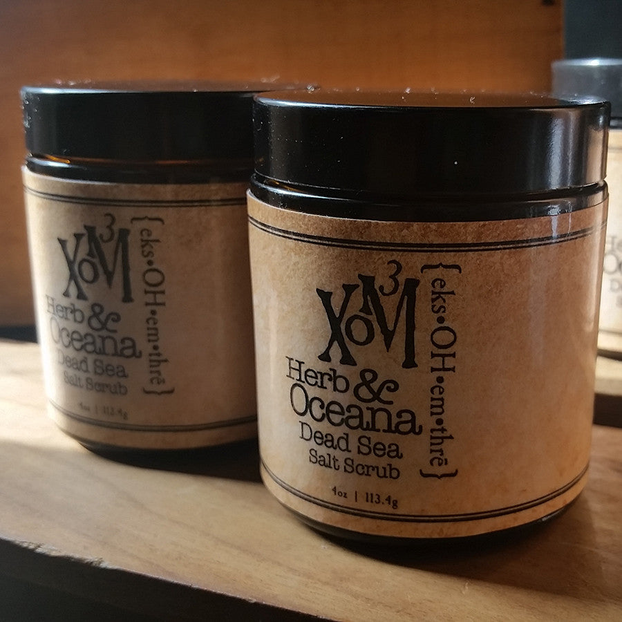 Herb & Oceana Dead Sea Salt Scrub - XoM3 Botanical Solutions