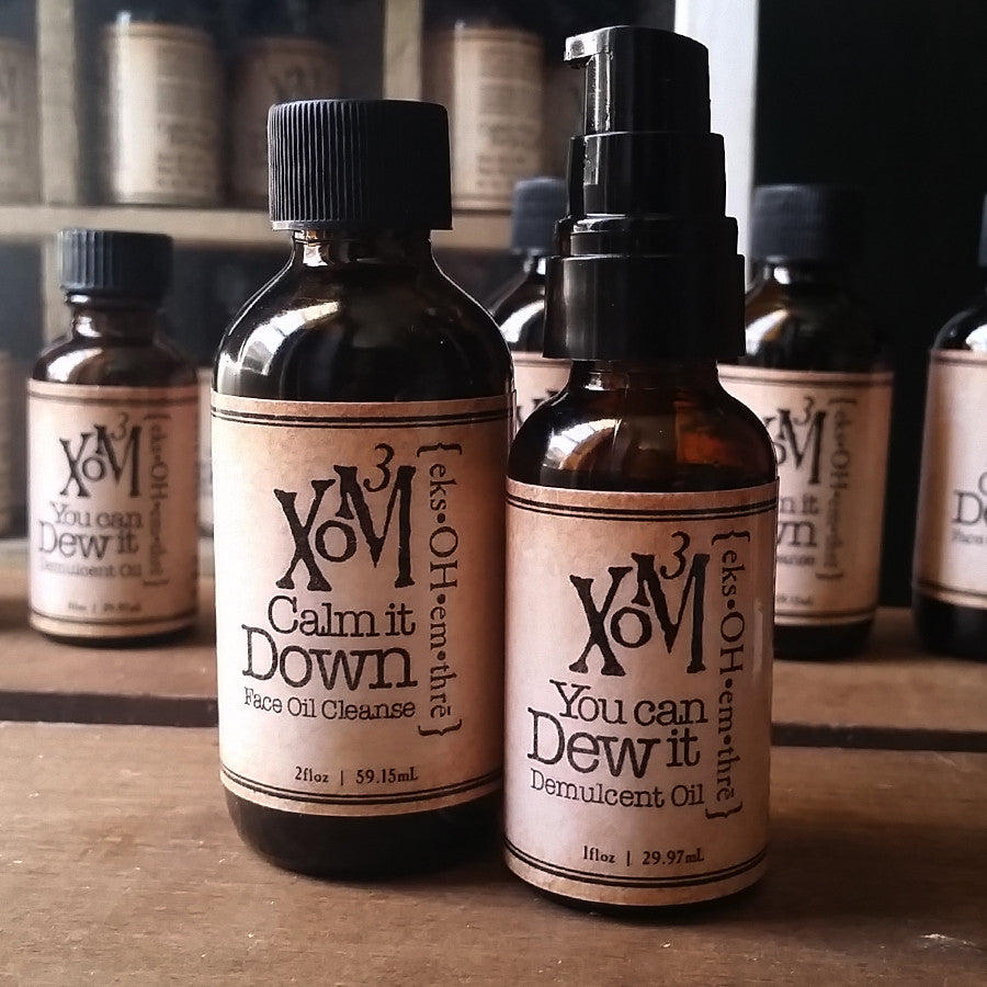 Signature Face - Cleansing Oil & Nourishing Moisture Face Oils - XoM3 Botanical Solutions